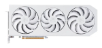PowerColor Hellhound Radeon RX 9070 XT Spectral White OC videokaart, 16 GB GDDR6, 256-bitine, PCIe 5.0 x16, RDNA4, 3 ventilaatorit, 3x DisplayPort, 1x HDMI, valge