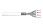 DIGITUS Cat 7 S/FTP paigaldaskaabel, 305 m, AWG 26/1, simpleks, valge