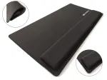 Sandberg Desk Pad Pro XXL, must, &uuml;hev&auml;rviline, randmetugi, libisemiskindel alus, m&auml;ngurite hiirematt
