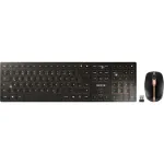 CHERRY DW 9100 &otilde;huke klaviatuur Kaasas hiir Universaalne RF-juhtmevaba + Bluetooth QWERTZ Must
