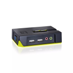 LevelOne 2-pordiline USB VGA KVM-l&uuml;liti, helitoega