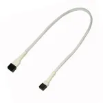 Nanoxia NX3PV30W ventilaatori toite pikenduskaabel, 3-kontaktiline Molex, 0,3 m