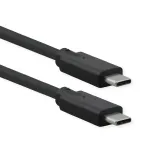 USB-kaabel ROLINE 11.02.9070 USB 3.2 Gen 2 0,5 m Must