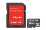 WESTERN DIGITAL SanDisk Micro SDHC m&auml;lukaart klass 4 32GB + SD-adapter