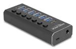 DeLOCK 64326 liidese jaotur USB 3.2 Gen 2 (3.1 Gen 2) Type-C 10000 Mbit/s must