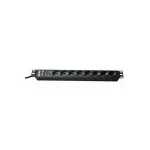 Bachmann 19'' toitepikendus 2 m 8x Schuko H05VV-F 3G 1,50 mm&sup2;