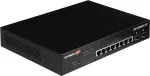 Edimax Pro GS-5208PLG V2 - V2 - l&uuml;liti - haldatav - 8 x 10/100/1000 (PoE+) + 2 x 1000Base-X SFP - rack-kinnitatav - PoE+ (160 W)