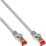 InLine 25 tk hulgipakendis &uuml;henduskaabel, S/FTP (PiMf), Cat.6, PVC, CCA, hall, 5m