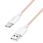 LogiLink USB 2.0 USB-C kaabel C/M kuni A/M 60W roosa 1,5 m