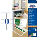 Avery Zweckform Quick&Clean C32011-25 visiitkaardid, valge, 200 g/m2, 250 tk (25 lehte)