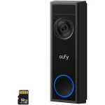 Video uksekell Eufy C31 2K MicroSD-toega, 2560&times;1440, 6500 mAh, juhtmega ja juhtmevaba, must