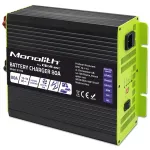 Akulaadija QOLTEC 51918 80A 12V &mdash; laadija LiFePO4, AGM, GEL, SLA akudele