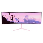 Kumer monitor Arozzi Nova 49&rdquo; (124,5 cm) Dual QHD 5120&times;1440 LED VA 32:9 4 ms Roosa