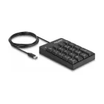 Delock 12108 USB Type-C numbriklaviatuur, 19 klahvi, must