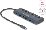Delock 92000 USB Type-C dokkimisjaam 4K, HDMI, USB, Gigabit LAN, PD 3.0 90 W, l&uuml;litiga