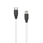 Silikoonkaabel USB Type C&ndash;Lightning, 2 m (valge)