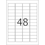 HERMA tindiprinteri etiketid A4 45,7x21,2 mm valge paber matt 1200 tk