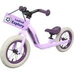 Balance bike HUDORA Explory 12 inch lavender &mdash; toddler run bike, 12-inch wheels, no-pedal design