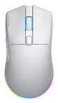 HATOR Pulsar 3 Wireless, valge - optiline kollane 100M l&uuml;litid PixArt PMW 3311 (HTM631)