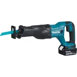 Akuga saag DJR186RT, 18 V, saag sinine/must, liitiumioonaku 5,0 Ah