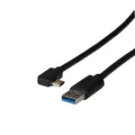 USB A to USB C kaabel EFB Elektronik EBUSBC-USBC5GAK.1 &mdash; 1 m, USB 3.2 Gen 1 (5 Gbit/s), must