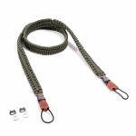 C-ROPE Traveler Paracord kaamerarihm, 125 cm, Military Olive