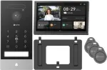 EZVIZ HP7 Pro 4K IP Video Intercom Kit with 7-Inch Touchscreen Monitor, Wi-Fi 6, Palm Scanner, Face Recognition, RFID, IP65 Door Station