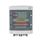EMITER Switchgear Attached DC Hermetic IP65 EMITTER koos Dehn 1000V Type 2 DC liigpingekaitsmega, 5x PV string, 5x MPPT