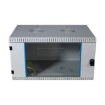EFB Elektronik 691715VGR.50 19-tolline seinakapp 15U, &uuml;hest osast, helehall RAL 7035, s&uuml;gavus 500 mm