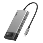 Belkin CONNECT 8-in-1 USB-C Hub for 2 Screens - Space Gray