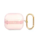 Guess GUA3HHTSP Strap Collection silikoonkate AirPods 3-le - roosa