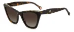 CAROLINA HERRERA Naiste P&auml;ikeseprillid HER0129SC9K Havana Atsetaat Ruudukujulised Kassiprilli Pruuni Gradientiga 55mm
