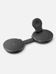 ENERGEA Alumag Trio 2 3-in-1 Foldable Qi2 Wireless Charging Station 25W Gunmetal