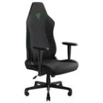 M&auml;ngutool Razer Iskur V2 X Fabric must &mdash; ergonoomiline disain, nimmetugi, riidest polster
