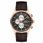 SLAZENGER meeste SL96188203 roostevabast terasest sinise sihverplaadiga kvartskell - 43mm