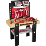 NEO TOOLS Mini laste t&ouml;&ouml;riistakomplekt 3-in-1 kohver, seljakott ja t&ouml;&ouml;laud, 40+ tarvikuga, m&auml;ngutrell, t&ouml;&ouml;riistad, mutrid ja poldid, vanusele 3+