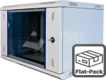 Wirewin WCAB PS2 600X600X4U B FP seinale kinnitatav rack-kapp 4U must