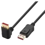 Techly DisplayPort 1.4 kaabel M/M 4K@120Hz 2m must &uuml;he nurga all ICOC-DSP-A14-020NT9