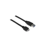 EXSYS EX-K1640-2 USB 3.2 Gen 1 kaabel, USB-A - Micro-B, 2 m, must