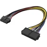 Renkforce ATX 14-pin kuni 24-pin toiteadapteri kaabel 0,25 m mitmev&auml;rviline 1430710