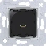 HAGER WAS4154 USB-C Power Delivery laadimismoodul 65W