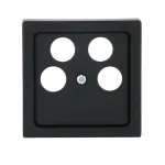 Busch-Jaeger keskplaat must kate 1743/10-04-885 2CKA001724A4371