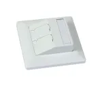 SYNERGY21 Keystone mooduli kandur s&uuml;vispaigaldusega 2xTP moodulile, puhas valge, &uuml;mar S216330V3