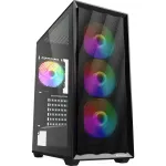 Arvutikorpus Sharkoon VK4 Rainbow ATX Must