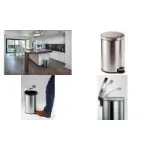 DURABLE Pedaaliga Pr&uuml;gikast Roostevaba Teras 20L &Uuml;mar, 3-Pakk 340223