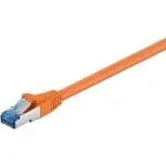 Wentronic Goobay CAT 6a S/FTP patchkaabel, RJ45, 5 m, oranž, LSZH, vask 93818