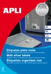 AGIPA ilmastikukindlad pol&uuml;esterkileetiketid 105 x 148 mm valge (1 leht) 1227