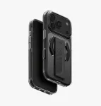 UNIQ Heldro Air &uuml;mbris iPhone 18 Pro / 17 Pro jaoks MagClick laadimisega, toonitud suitsuv&auml;rvi