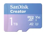 SanDisk Creator MicroSD m&auml;lukaart 1TB, kiire andmeedastus kuni 190 MB/s