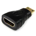 StarTech.com HDACFM HDMI&ndash;Mini HDMI adapter, HDMI pesa &ndash; Mini HDMI (C-t&uuml;&uuml;pi) pistik, 1080p, must